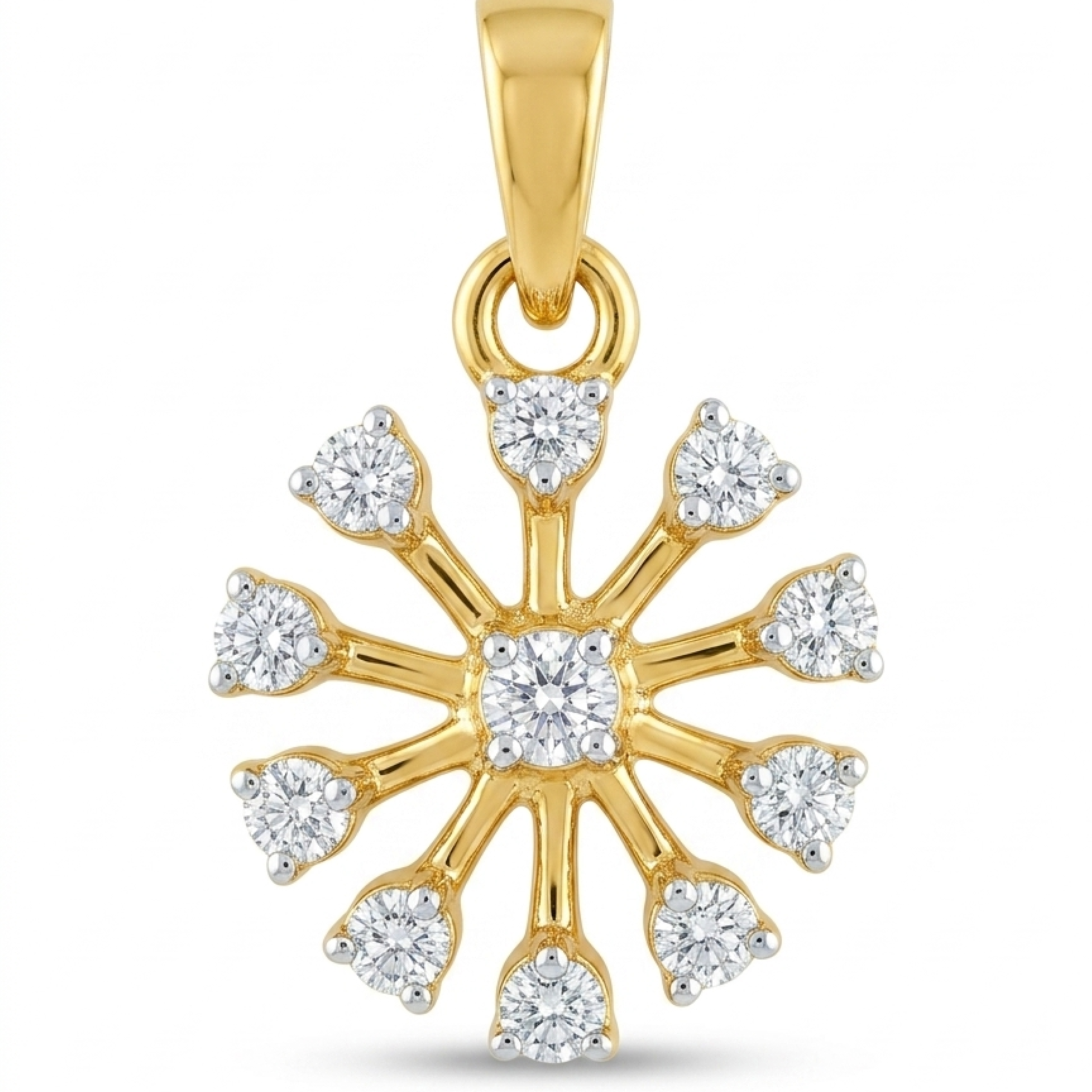 The Solaris Starburst Pendant - Lab Grown Diamonds