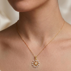The Solaris Starburst Pendant - Lab Grown Diamonds