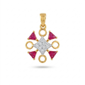 The Prism Cross Pendant - Lab Grown Diamonds