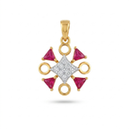 The Prism Cross Pendant - Lab Grown Diamonds