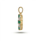 The Green Radiance Pendant  - Lab Grown Diamonds