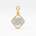 The Meridian Interlock Pendant - Lab Grown Diamonds