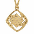 The Meridian Interlock Pendant - Lab Grown Diamonds