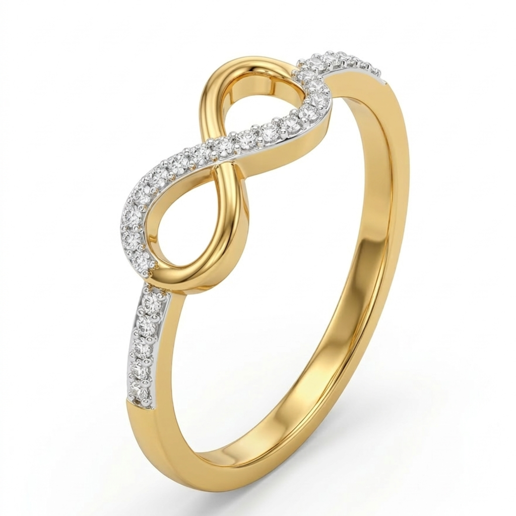 The Infinity Bond Ring - Lab Grown Diamonds