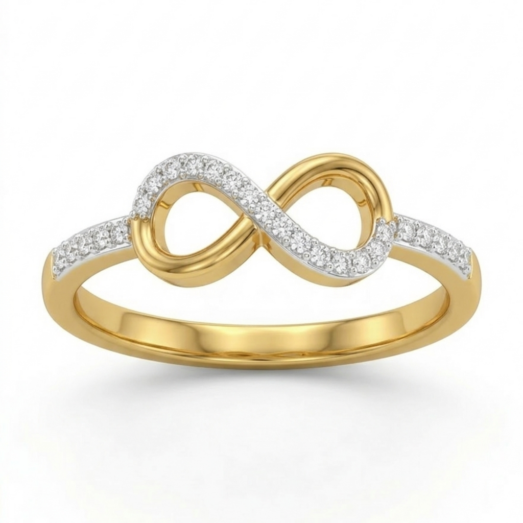 The Infinity Bond Ring - Lab Grown Diamonds
