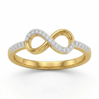 The Infinity Bond Ring - Lab Grown Diamonds