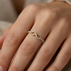 The Infinity Bond Ring - Lab Grown Diamonds