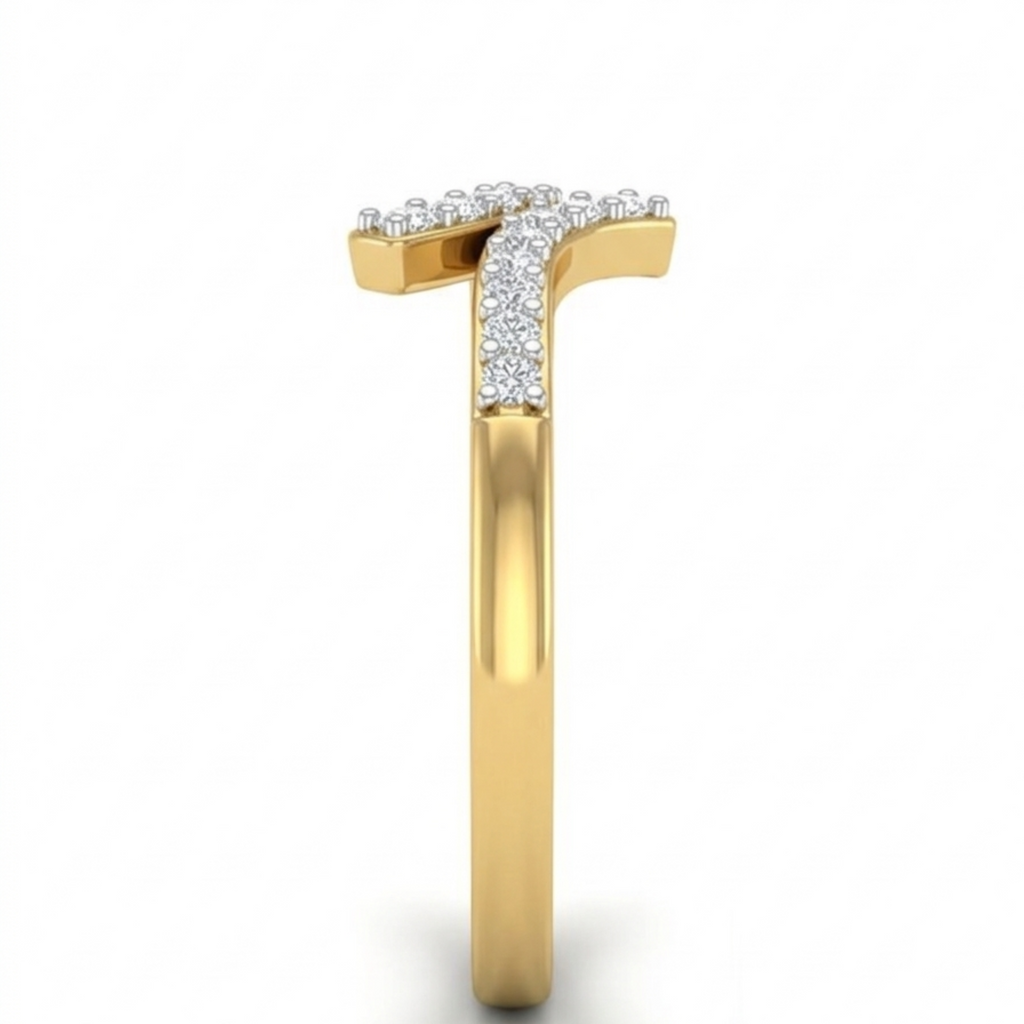 The Celestial Sweep Ring - Lab Grown Diamonds