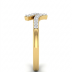 The Celestial Sweep Ring - Lab Grown Diamonds