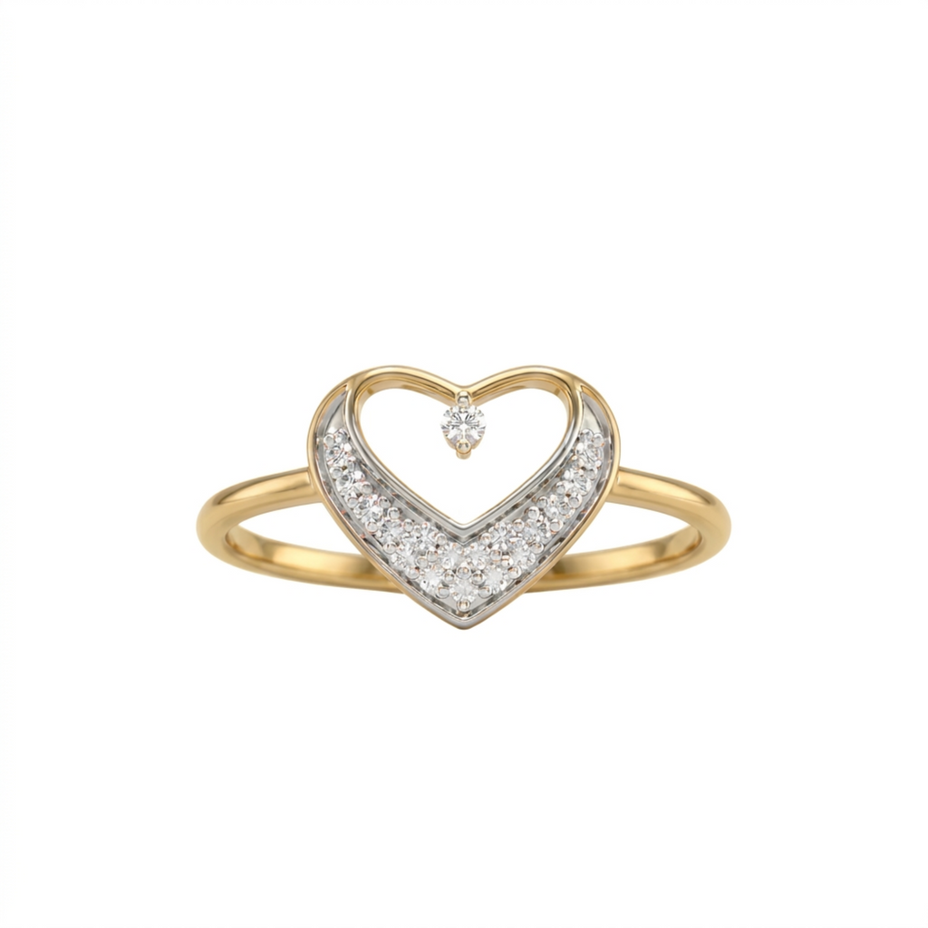 The Amora Heart Ring - Lab Grown Diamonds