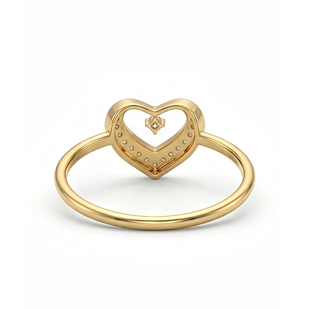The Amora Heart Ring - Lab Grown Diamonds