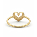 The Amora Heart Ring - Lab Grown Diamonds