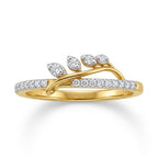 The Olive Leaf Ring - Lab Grown Diamonds