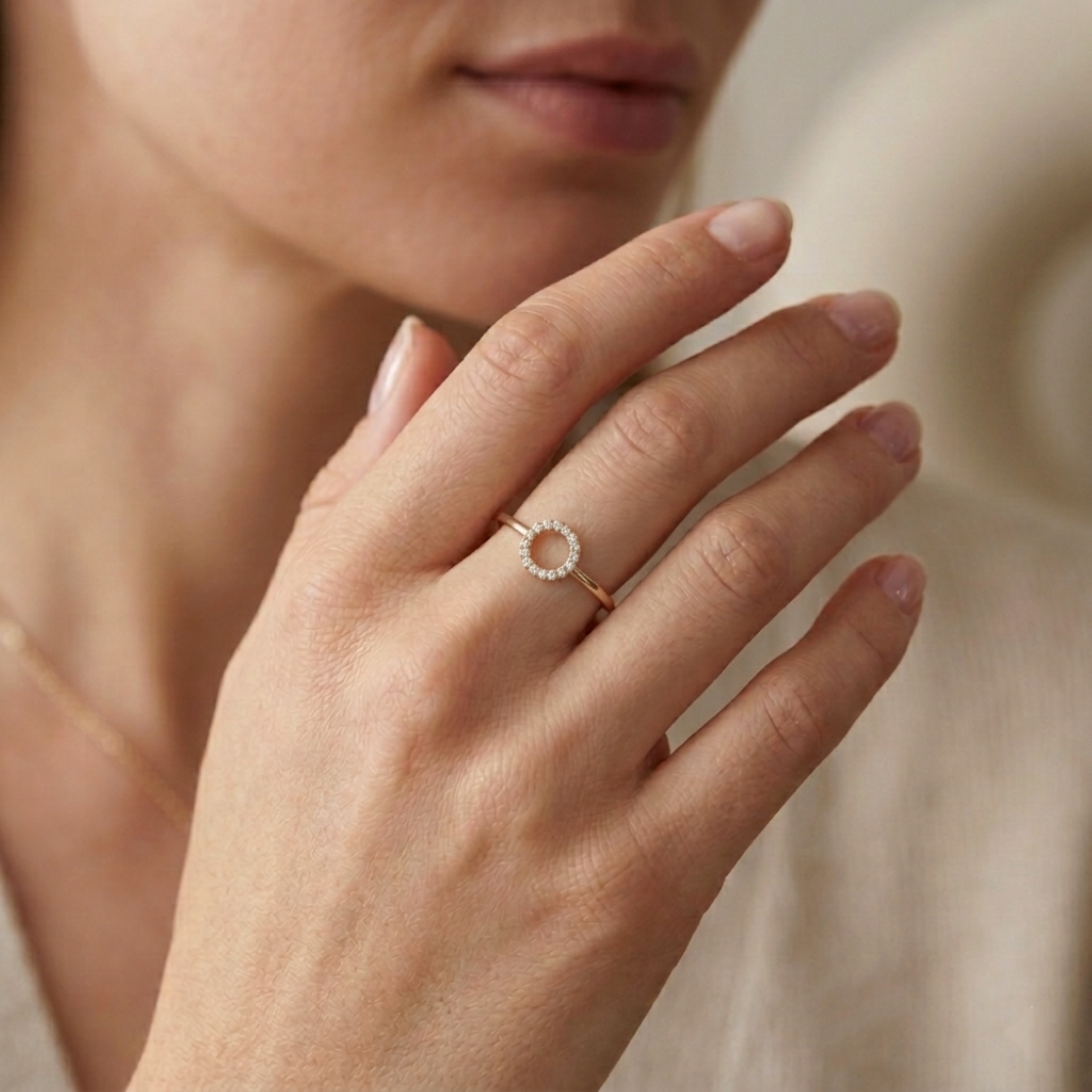 The Velmira Halo Ring - Lab Grown Diamonds