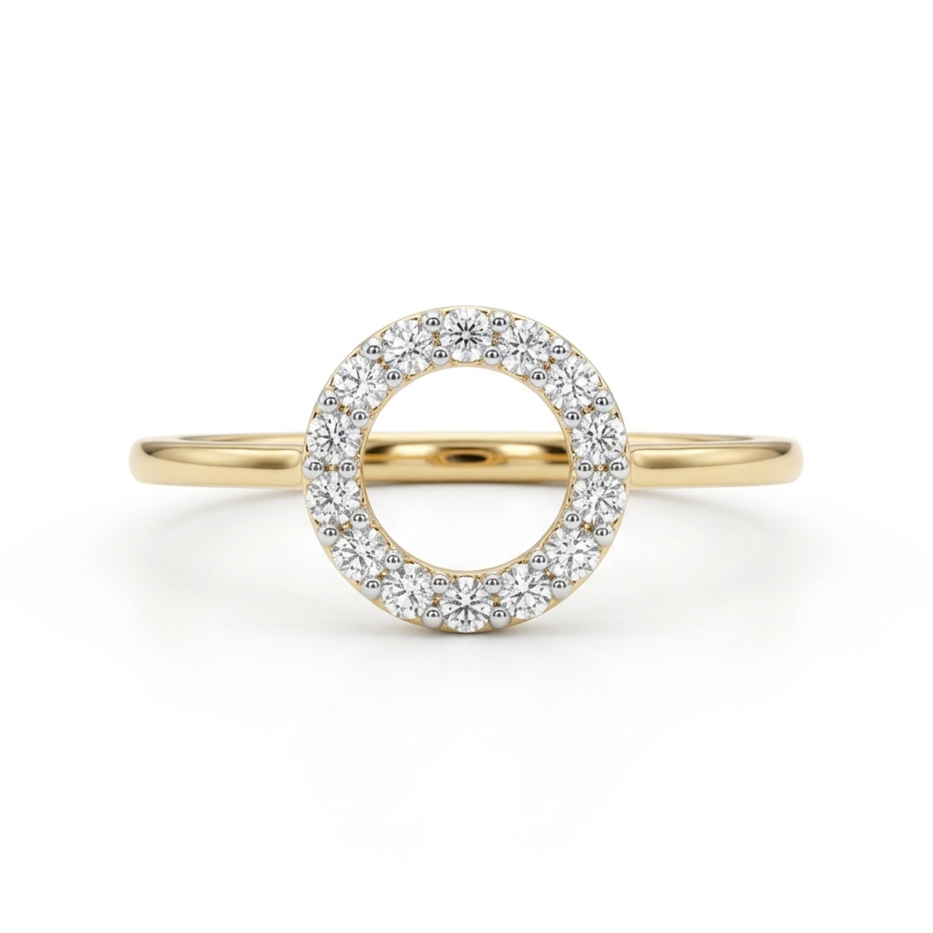 The Velmira Halo Ring - Lab Grown Diamonds