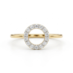 The Velmira Halo Ring - Lab Grown Diamonds