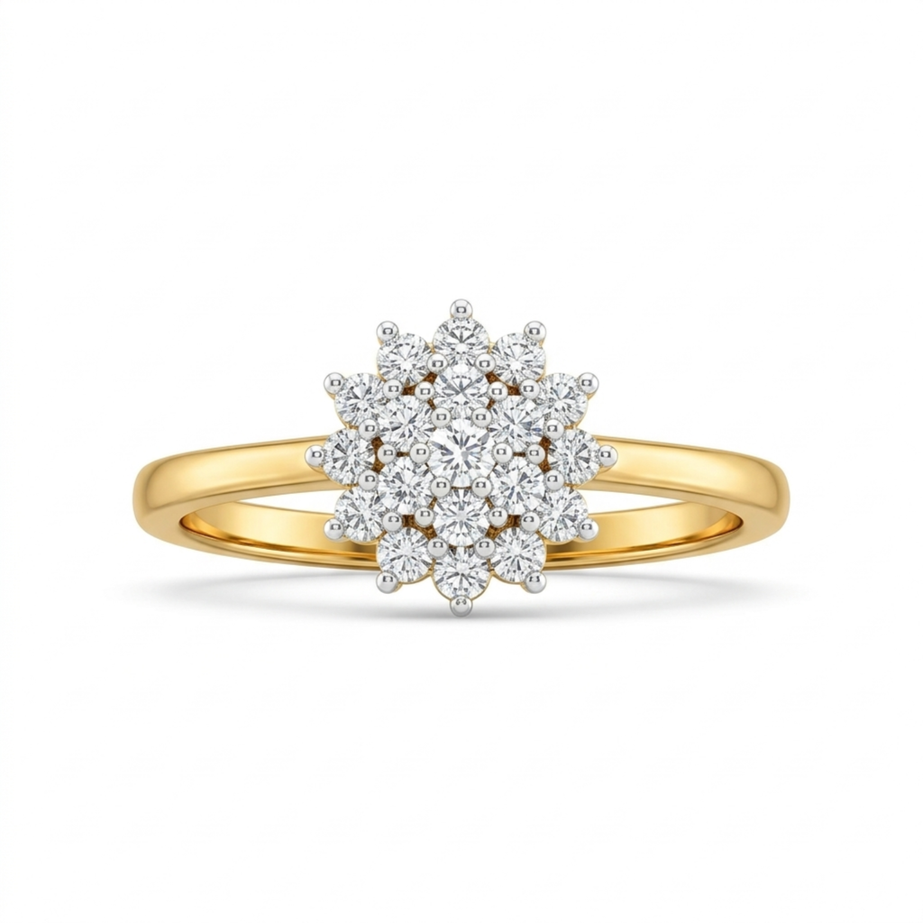 The Rosabelle Floral Ring - Lab Grown Diamonds