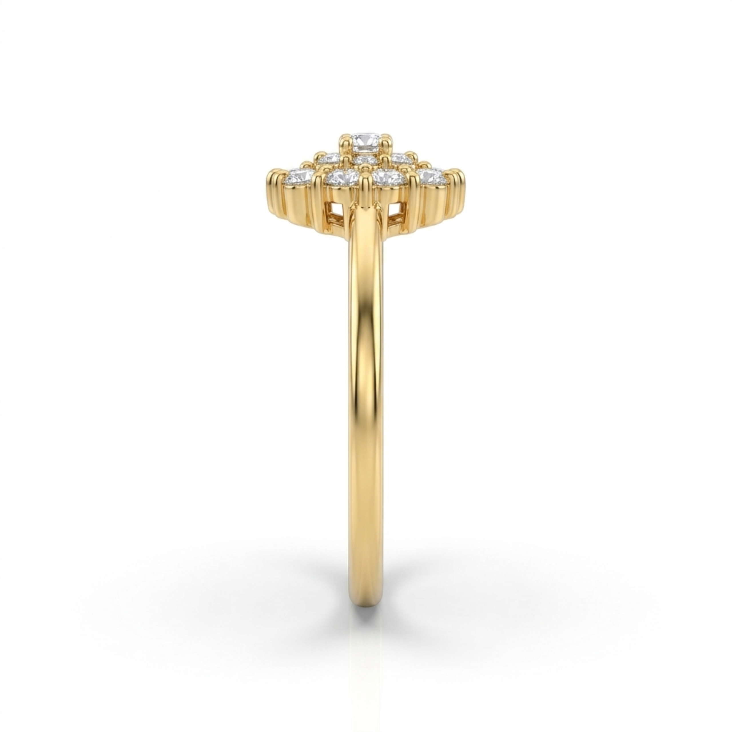 The Rosabelle Floral Ring - Lab Grown Diamonds