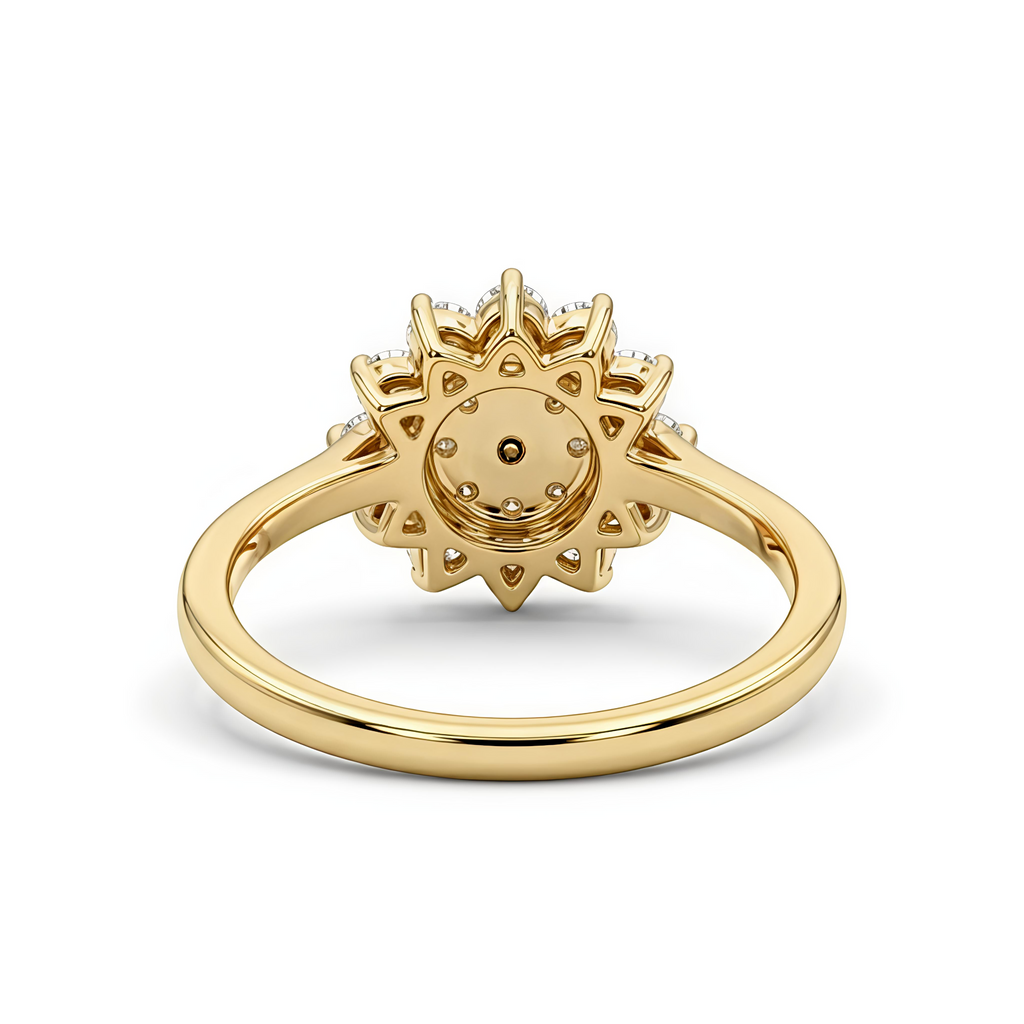 The Rosabelle Floral Ring - Lab Grown Diamonds