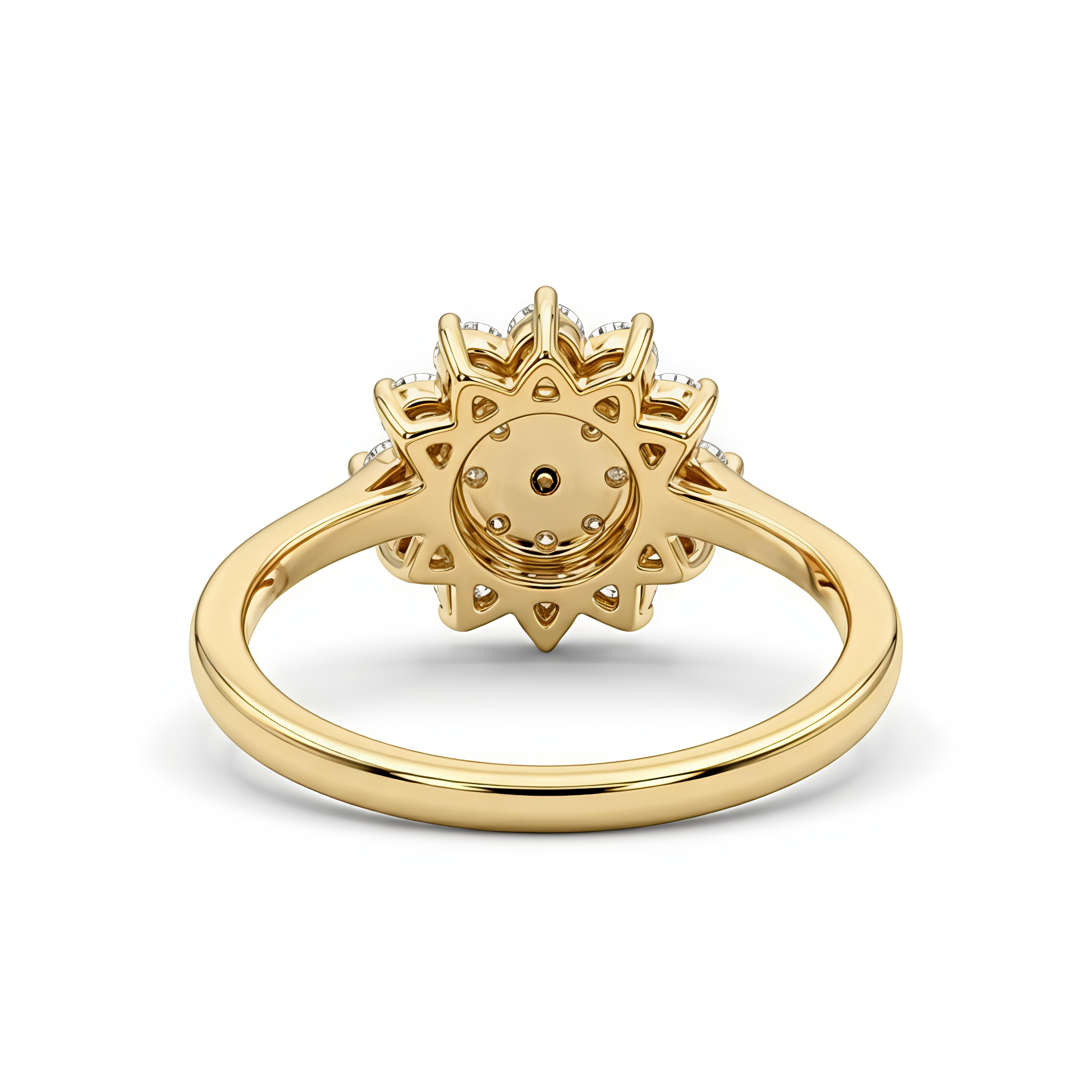 The Rosabelle Floral Ring - Lab Grown Diamonds