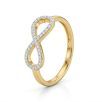 The Veloria Infinity Ring - Lab Grown Diamonds