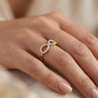 The Veloria Infinity Ring - Lab Grown Diamonds