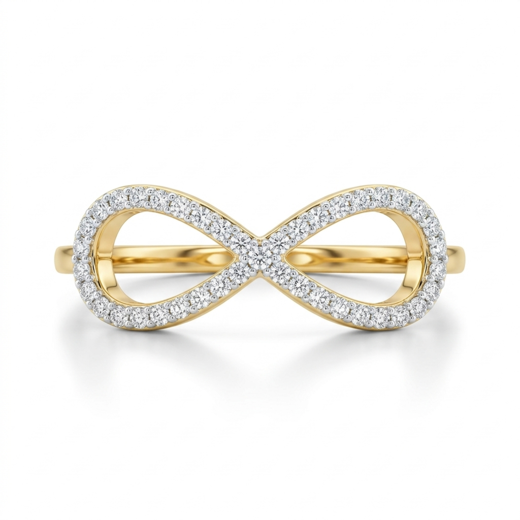 The Veloria Infinity Ring - Lab Grown Diamonds
