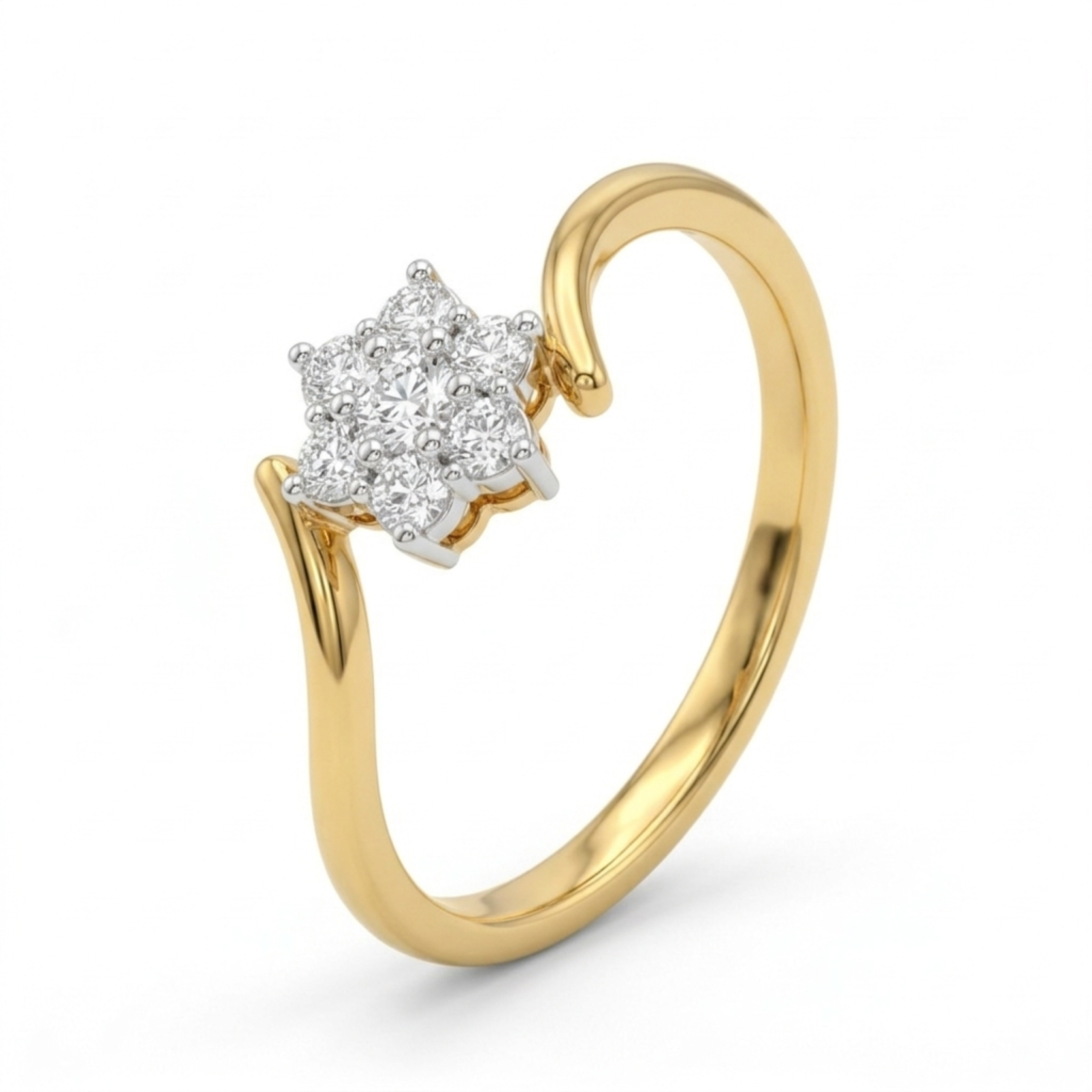 The Bloomelle Floral Ring - Lab Grown Diamonds