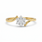 The Bloomelle Floral Ring - Lab Grown Diamonds