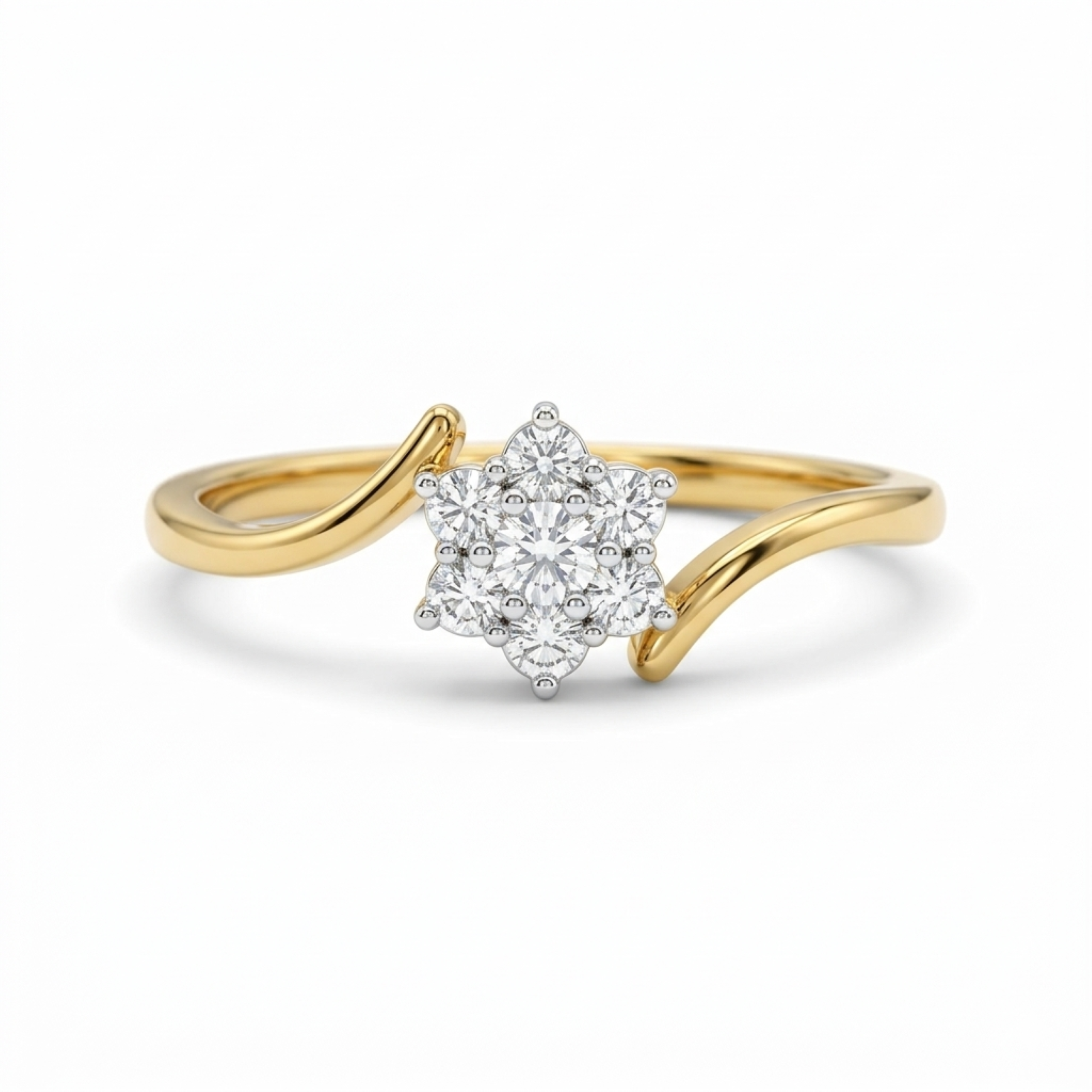 The Bloomelle Floral Ring - Lab Grown Diamonds