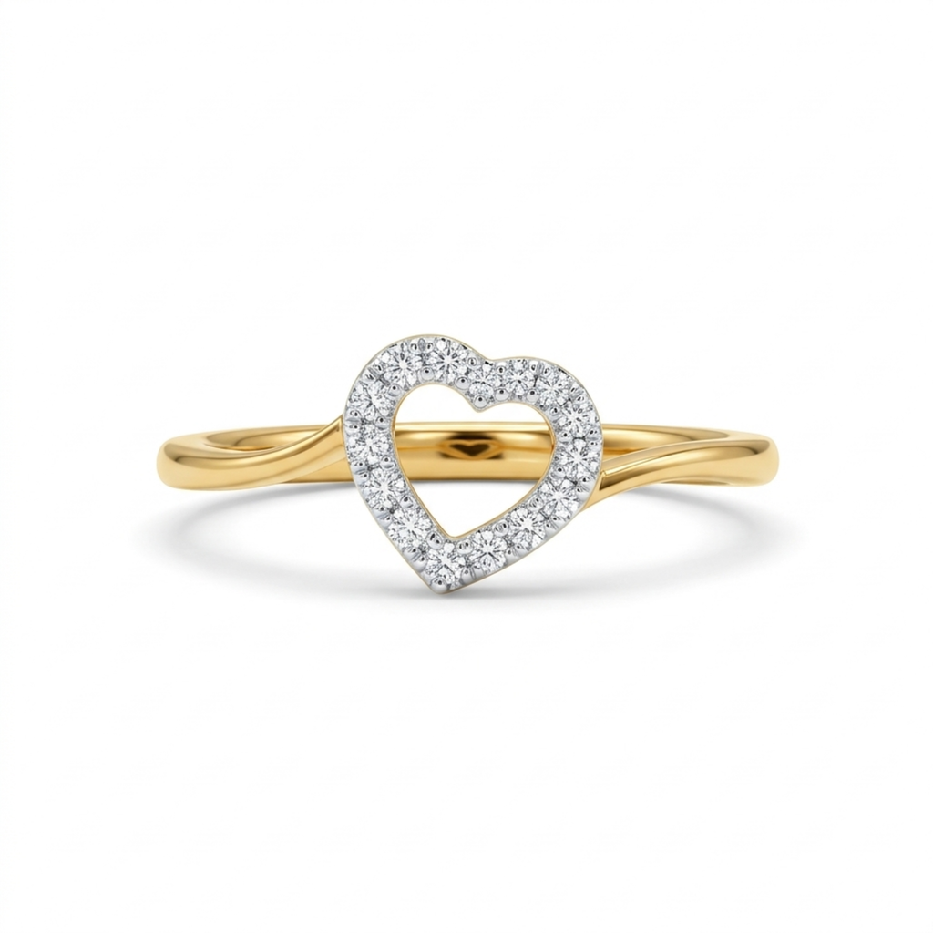 The Seraphone Heart Ring - Lab Grown Diamonds
