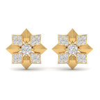 The North Star Medallion Earrings - Lab Grown Diamonds