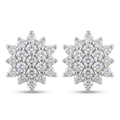 The Rosebelle Floral Earrings - Lab Grown Diamonds