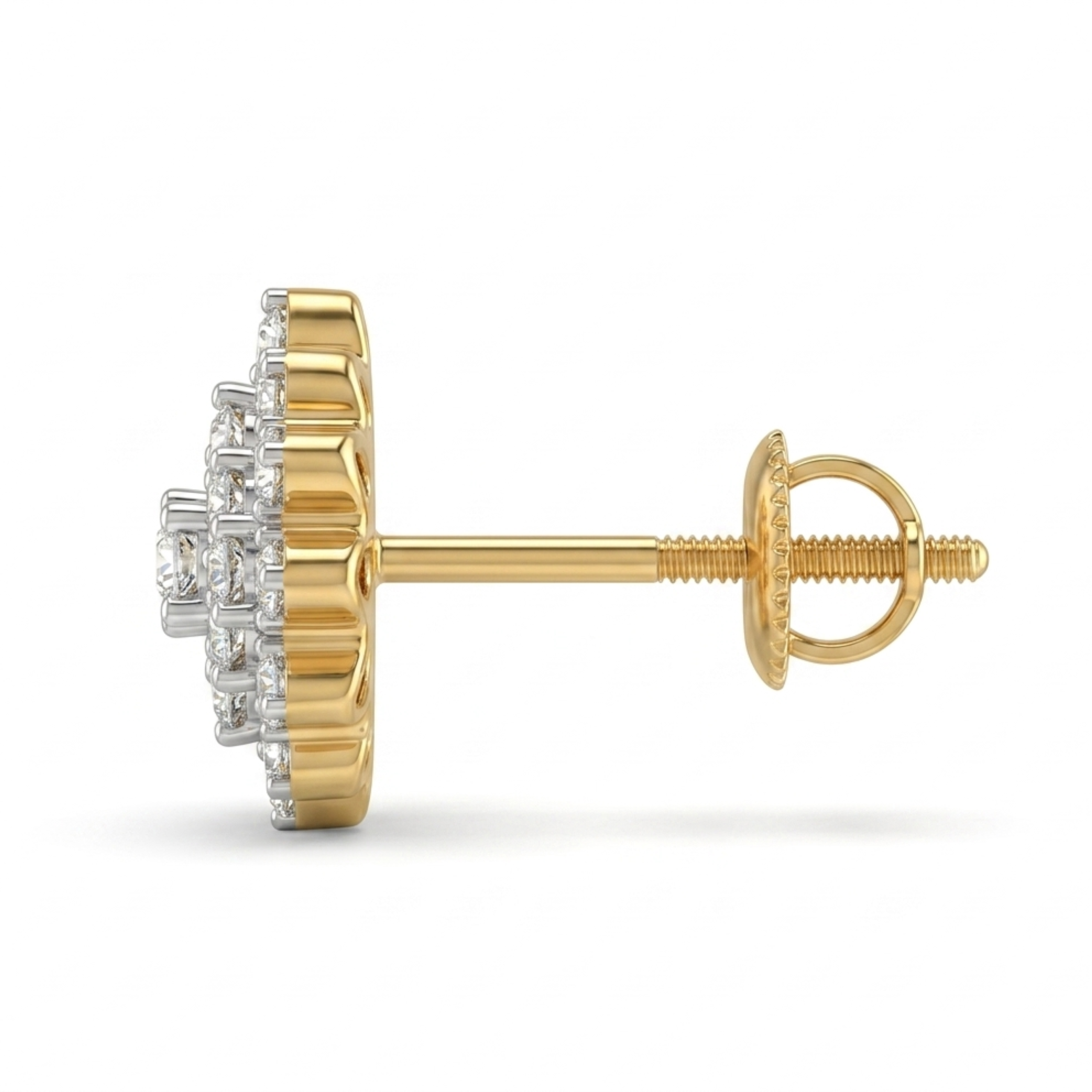 The Rosebelle Floral Earrings - Lab Grown Diamonds