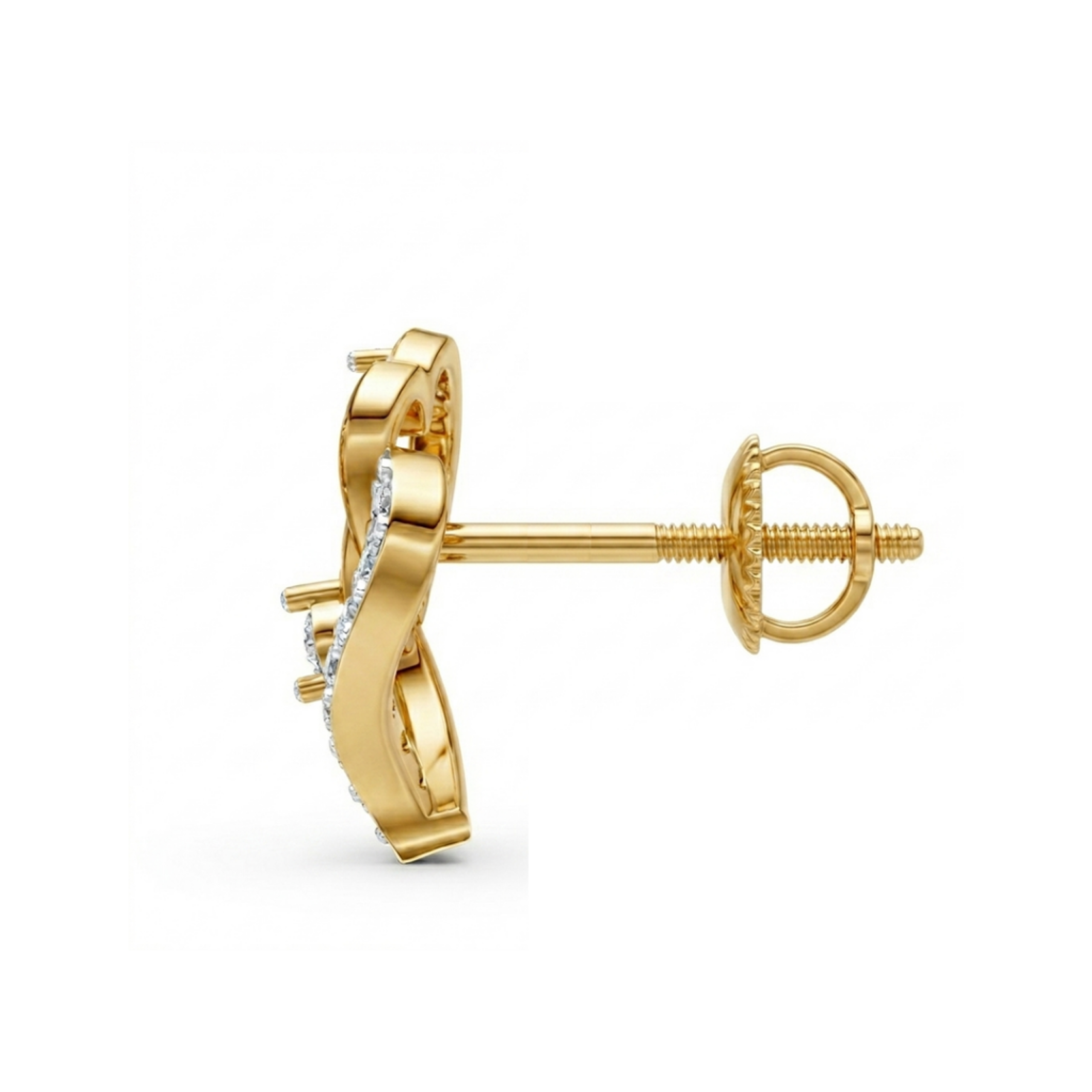 The Stellar Heart Earrings - Lab Grown Diamonds
