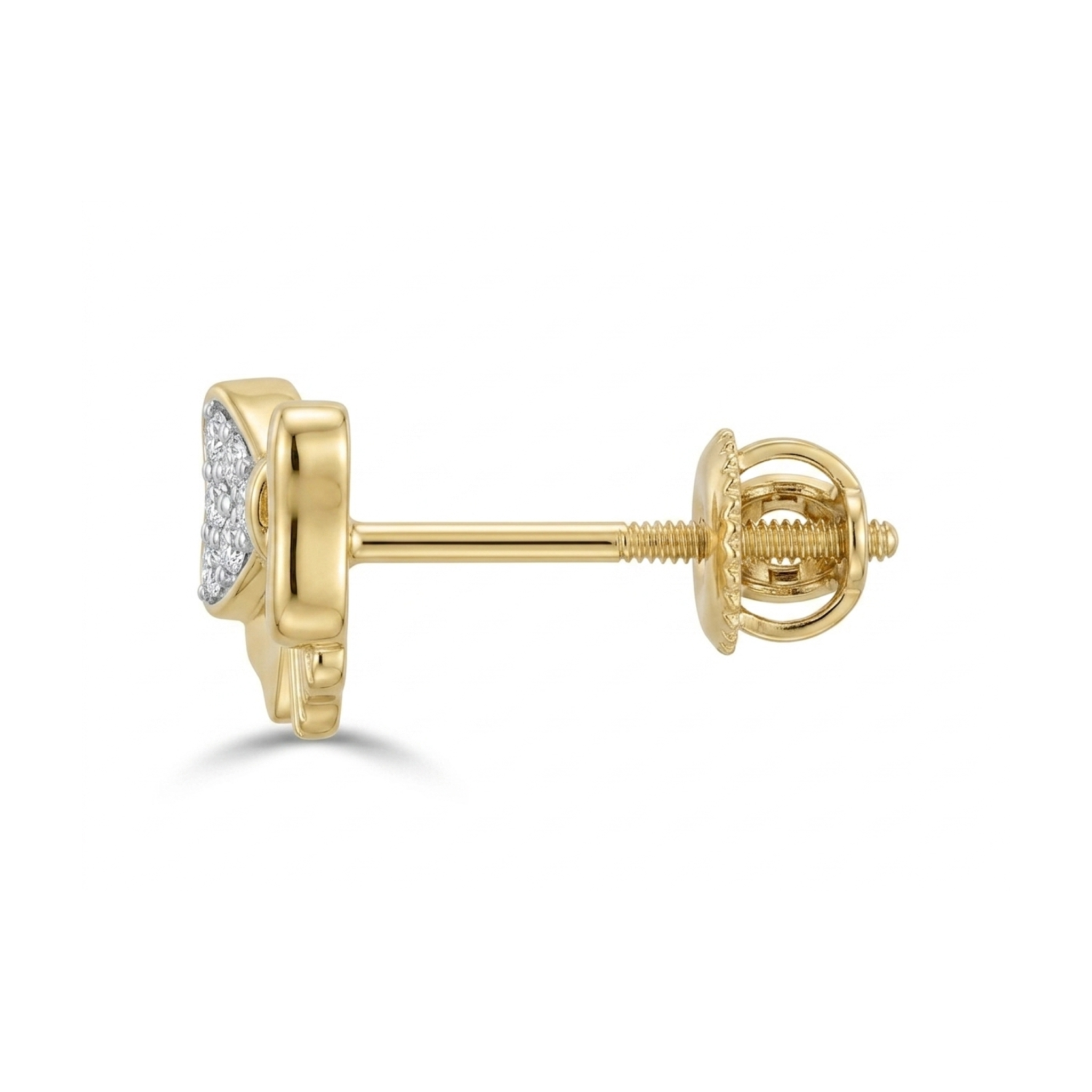 The Glow Bow Earrings - Lab Grown Diamonds