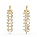 The Pearline Waterfall Earrings - Lab Grown Diamonds
