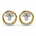 The Opulent Flora Orbit Earrings - Lab Grown Diamonds