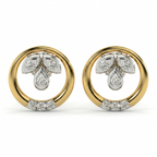 The Opulent Flora Orbit Earrings - Lab Grown Diamonds