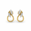 The Swirl Twist Earrings - Lab Grown Diamonds