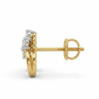 The Swirl Twist Earrings - Lab Grown Diamonds