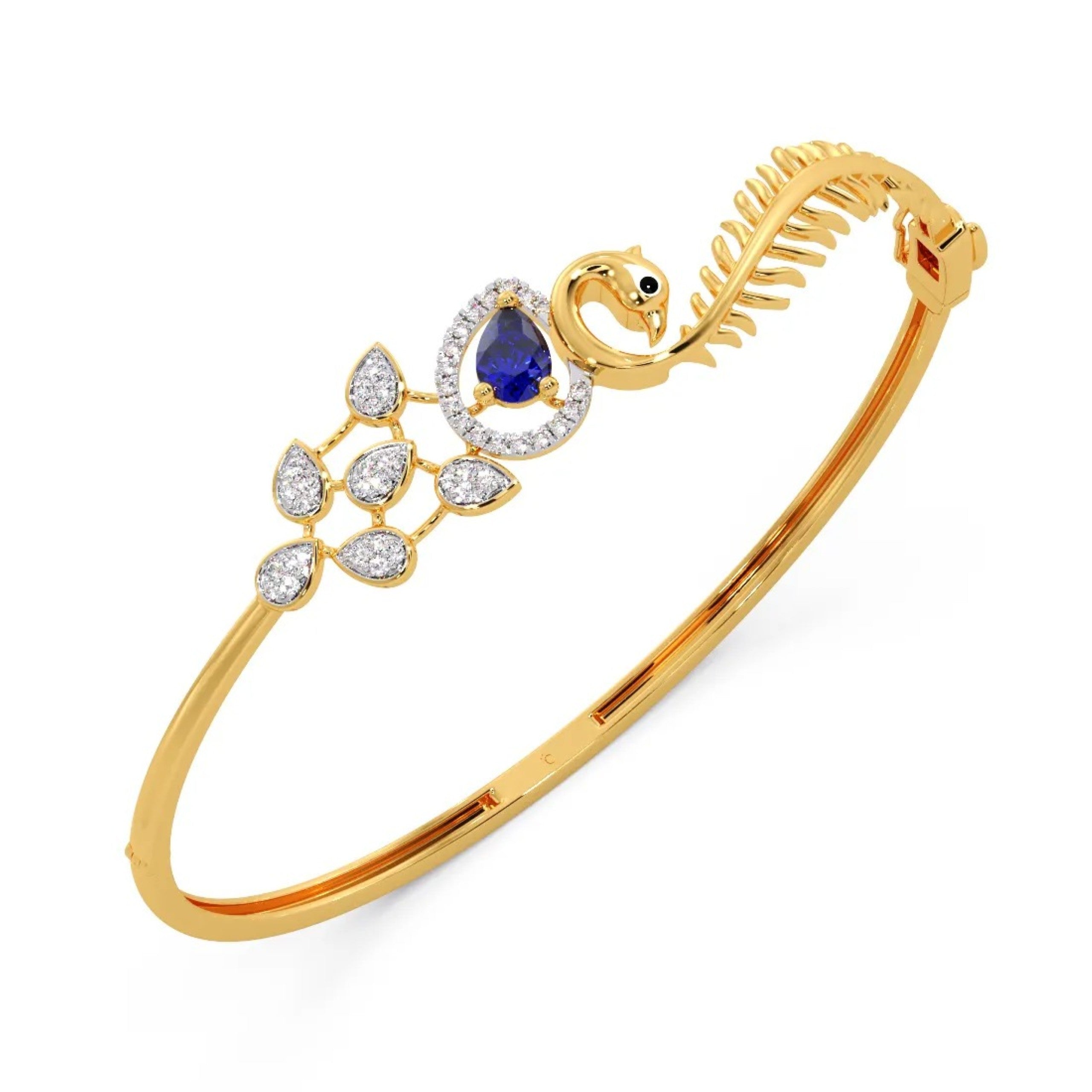 The Mayur Gilded Bracelet - Lab Grown Diamonds