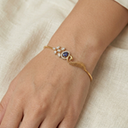 The Mayur Gilded Bracelet - Lab Grown Diamonds