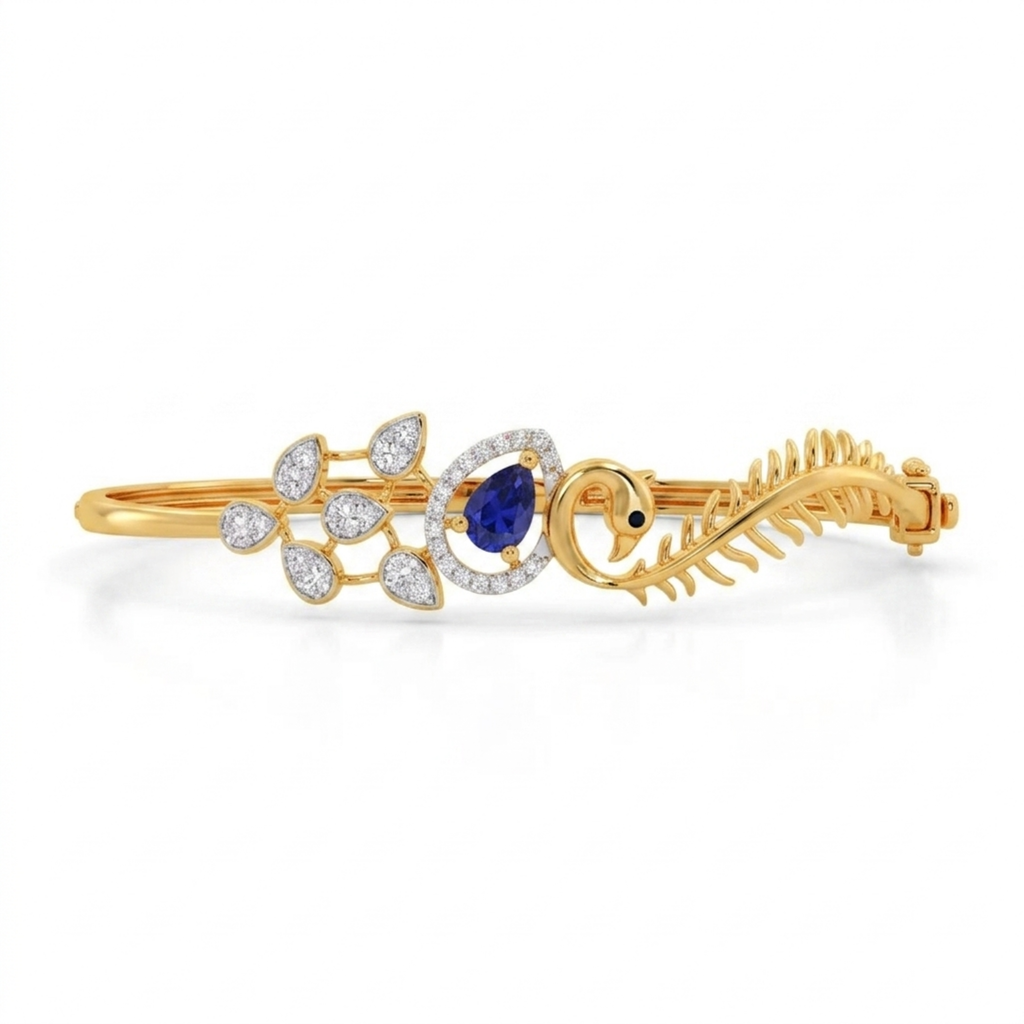 The Mayur Gilded Bracelet - Lab Grown Diamonds