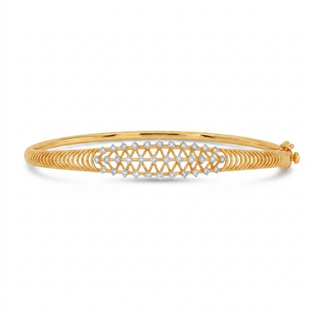 The Serelune Mesh Bracelet - Lab Grown Diamonds