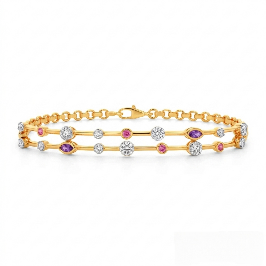 The Stellar Path Bracelet - Lab Grown Diamonds