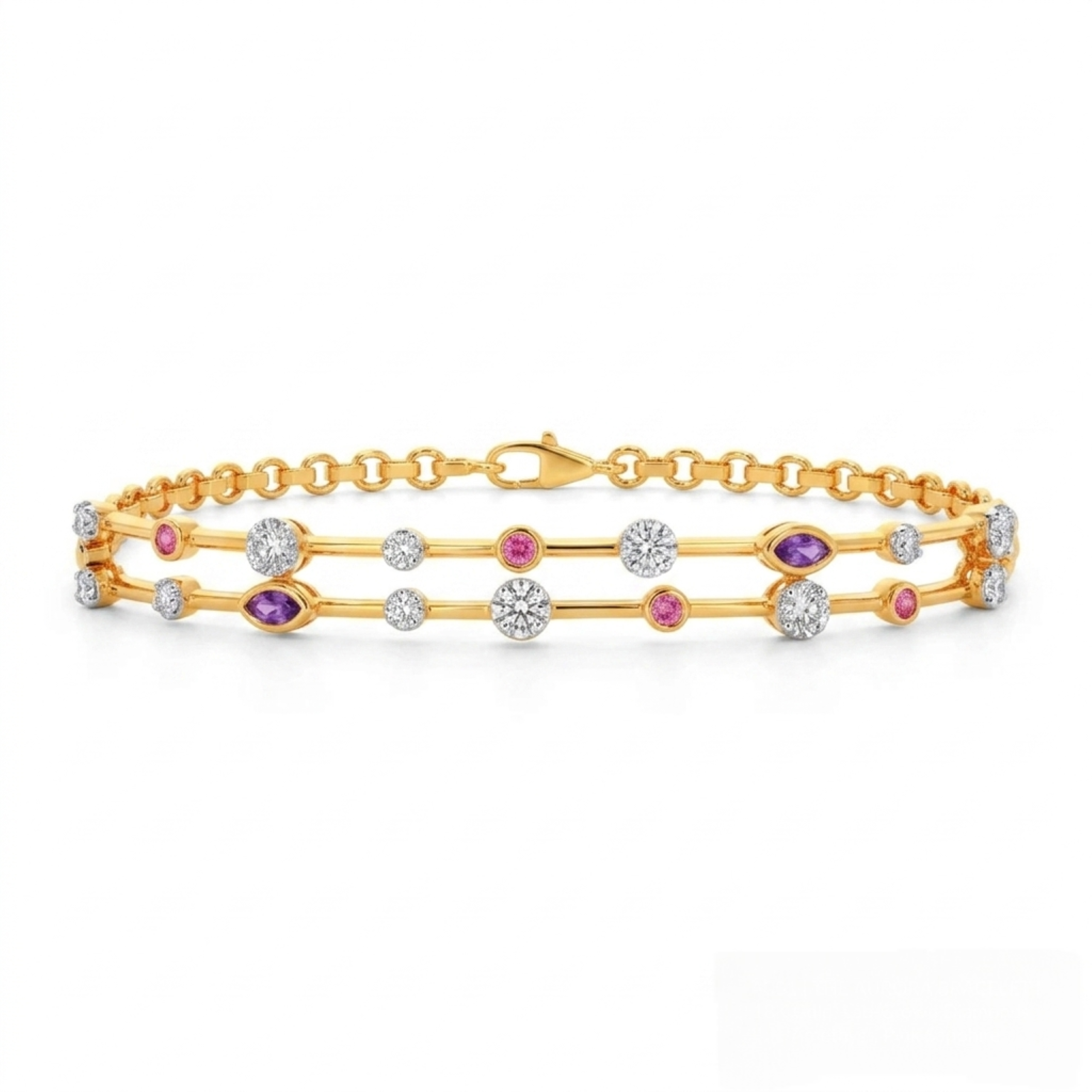 The Stellar Path Bracelet - Lab Grown Diamonds