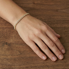 The Velmira Ribbon Bracelet - Lab Grown Diamonds
