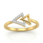 The Apex Interlock Ring - Lab Grown Diamonds