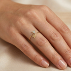 The Cupid Arrow Ring - Lab Grown Diamonds